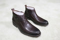 Leather men's ankle boots