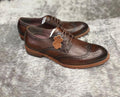 Leather wingtip